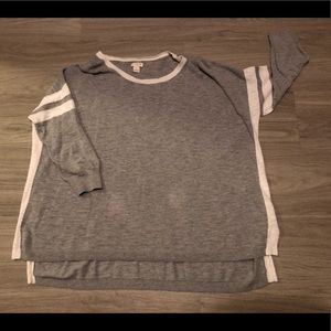 J Crew 3/4 Sleeve Cotton Tee